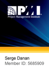 Carte-membre PMI Carte-membre PMI